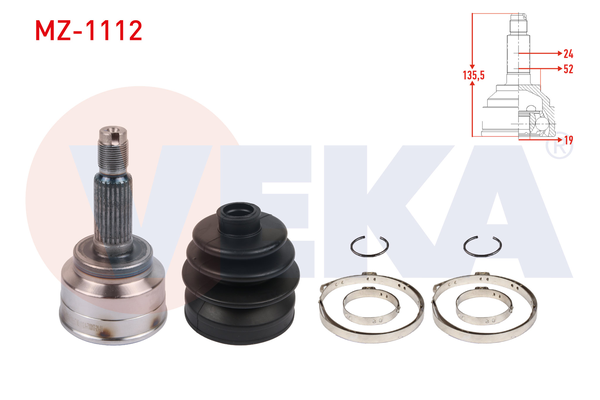 Aks Kafası Ön Dış Sağ veya Sol VEKA MZ-1112
