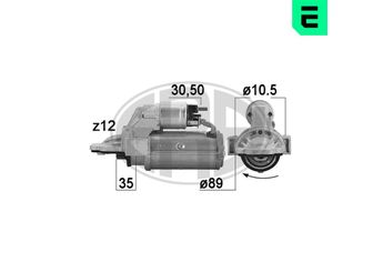 Marş Dinamosu  ERA 221032  BK3T11000FA 1741087 1880119 2242412 BK3T 11000 FA CC1T11000BA CC1T 11000 BA REBK3T11000FA REBK3T-11000-FA
