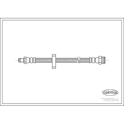 Fren Hortumu Arka Sağ veya Sol Citroen Jumper P.Van (01.1994->)  MGA 511089