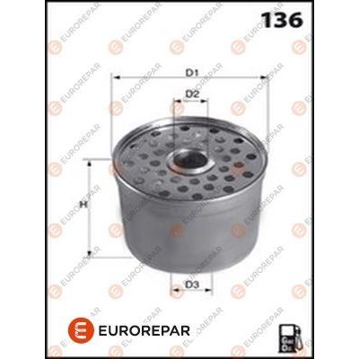 Yakıt Filtresi  Ford Scorpio 4/5 Kapı/S.Wagon (1992->)  EUROREPAR E148104