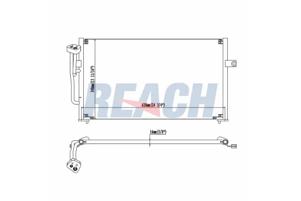 Klima Radyatörü  ORİS CVO780016