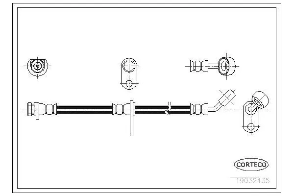 Fren Hortumu Arka Sağ veya Sol CAVO C901 221A