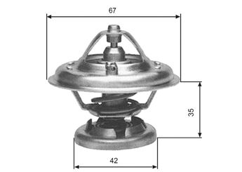 Termostat  GATES TH12680G1  6062090175 42030975 6012000115 6022000015 6032000015 A42030975 A6012000115 A6022000015 A6032000015 A6062090175 6062030175 6062030475 75056