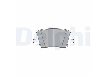 Fren Disk Balata Arka DELPHI LP3581   48413360B0 48413360D0