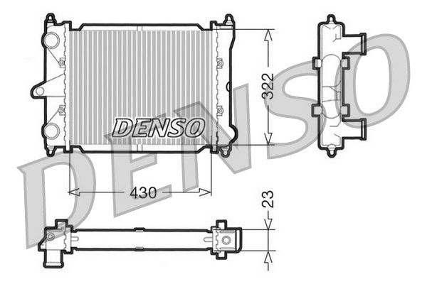 Su Radyatörü  DENSO DRM32033