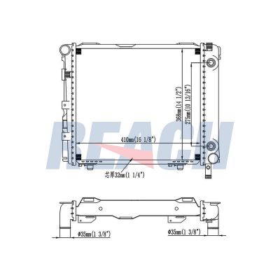 Su Radyatörü  Mercedes 124 Sedan (BM 124)(11.1984->)  GVA 3132021