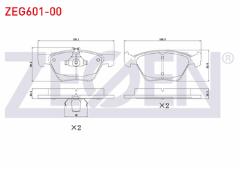 Fren Disk Balata Ön ZEGEN ZEG601-00   24204520 A0024204520 5114555AA 05114555AA 5139218AA 05139218AA 5114 555AA 5139218AB 0024204520 24205020 0024205020 34202920 0034202920 34208320 0034208320 44200320 0044200320 44200720 0044200720 A0024205020