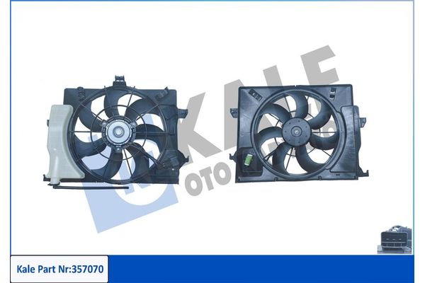 Radyatör Fan ve Motoru  Hyundai Accent Blue (SB)(08.2011->)  MADE IN KOREA 253801R600