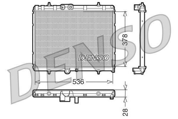 Su Radyatörü  DENSO DRM07015
