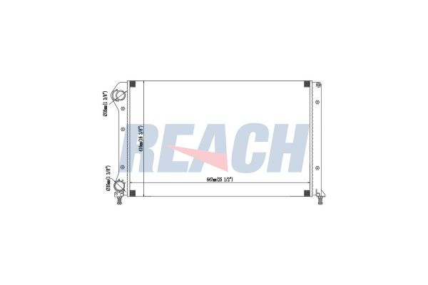 Su Radyatörü  MGA 87052