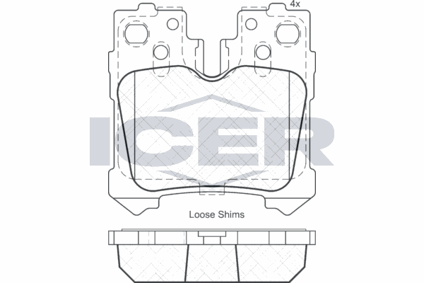 Fren Disk Balata Ön Lexus LS (USF4/UVF4)(12.2006->)  VALEO 671698