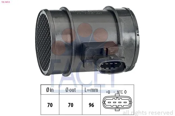 Hava Debimetresi  Alfa Romeo Giulietta (191)(2010->)  FACET 10.1413