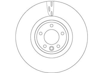 Fren Disk Ayna Ön Sağ ve Sol TRW DF6957S  JPLA1027BA JPLA1027BB LR098968 LR161894