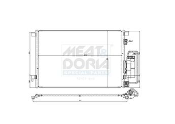 Klima Radyatörü  BEHR AC 294 000P  1850076 13101839 1850079 24418362 71740527 71746356 013101839 01850076 01850079 024418362 071740527 071746356