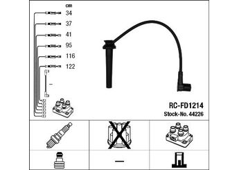 Buji Kablosu  NGK 44226  4429613
