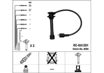 Buji Kablosu  NGK 4066  OK24718160A OK247-18160-A OK24718180A OK247-18180-A