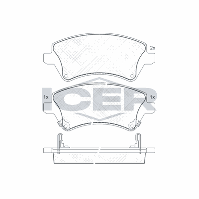Fren Disk Balata Ön Toyota Corolla Combi SW (E12)(2002->)  VALEO 672479
