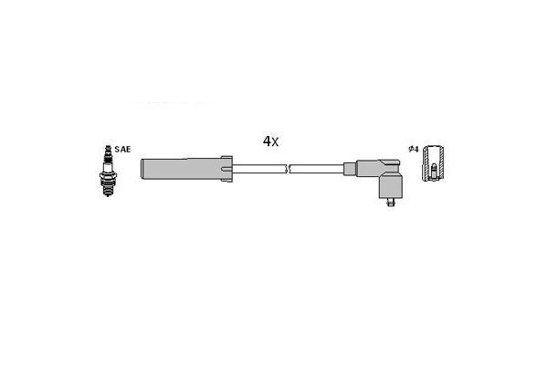 Buji Kablosu  RENAULT ORJINAL 224404252R