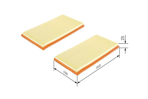 Hava Filtresi  Mercedes CLK Cabrio (BM 209)(02.2003->)  BOSCH F 026 400 152