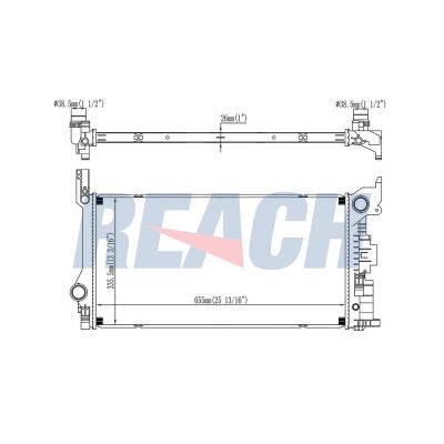 Su Radyatörü  WENDERPARTS MA1245002403