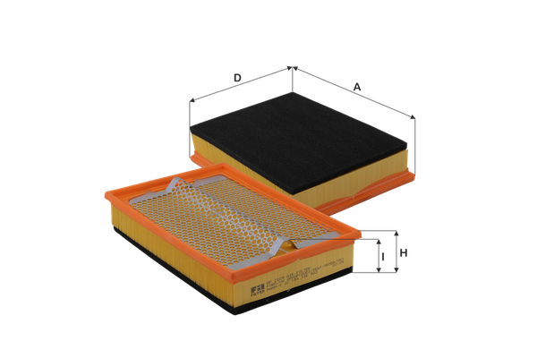 Hava Filtresi  Seat Alhambra (7V8)(01.1996->)  FIL FILTRE HP2109