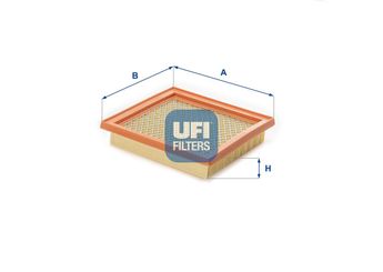Hava Filtresi  UFI 30.026.00  165460U800 16546-0U800 165460U80A 16546-0U80A 1654641B00 16546-41B00 16546AX600 16546-AX600 16546AX60A 16546-AX60A