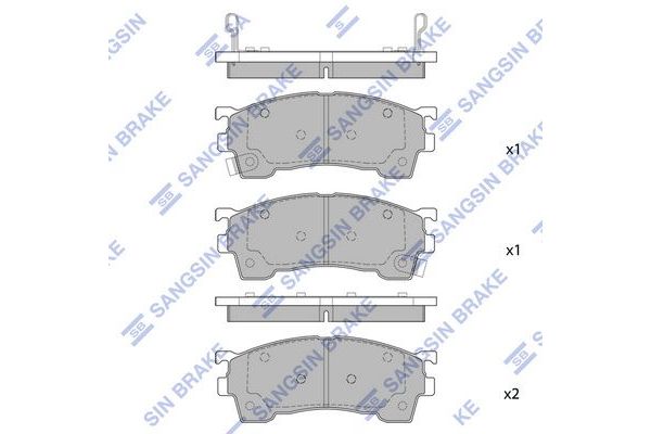 Fren Disk Balata Ön SANGSIN SP2018