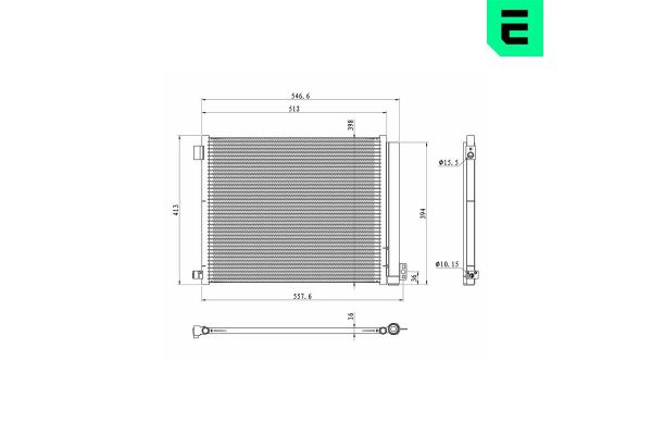 Klima Radyatörü  Nissan Micra (K13K/KK)(07.2010->)  ERA 667325