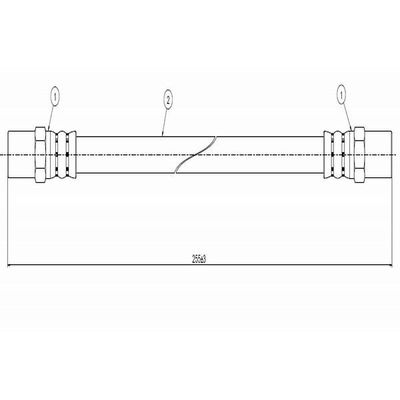 Fren Hortumu Arka Sağ veya Sol CAVO C800 234A