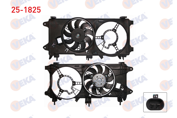 Radyatör Fan ve Motoru  VEKA 25-1825