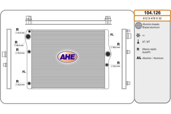 Su Radyatörü  RADISEN RR 60778