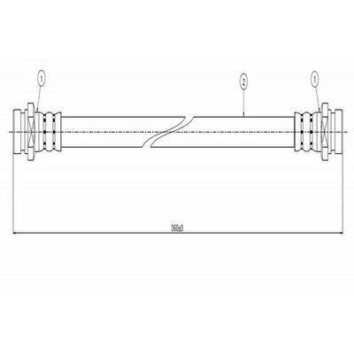 Fren Hortumu Arka Sağ veya Sol CAVO C800 058A