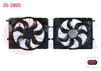 Radyatör Fan ve Motoru  VEKA 25-2805  A0999061401 A0999063902 A0999065601 999061401 099 906 14 01 A 099 906 14 01