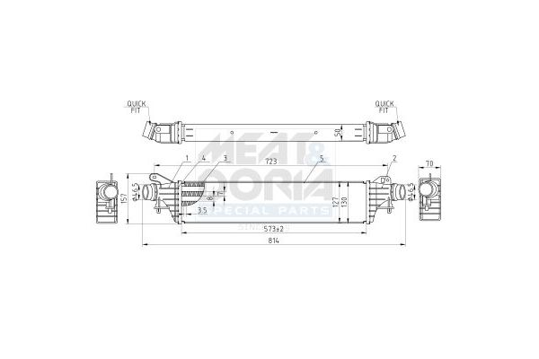 Turbo Radyatörü  ORİS 761-4835