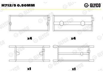 Ana Yatak (0.50)  KOLBENSCHMIDT 87427624  6357M050 6357M 0.50 3145862303 314 586 23 03 3145862403 314 586 24 03 3145862503 314 586 25 03 A3145862303 A 314 586 23 03 A3145862403 A 314 586 24 03 A3145862503 A 314 586 25 03