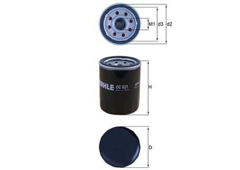 Yağ Filtresi  MAHLE OC 521  263002Y500 B63114302 0B63114302 FE3R14302 0FE3R14302 JE1514302 0JE1514302 K90014300A 0K90014300A 2630002750 2630002751 2630002752 KK12014302 OJE1514302 S2630002500 S2630002501 S2630002502 S2630002750 S263002Y500