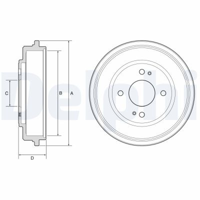 Kampana Arka Sağ veya Sol DELPHI BF606