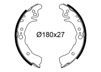 Fren Pabuçlu Balata Arka VALEO 564242  4495B1240 04495B1240 04495-B1240 449552010 04495-52010 449559010 04495-59010