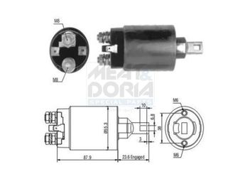 Marş Otomatiği  MEGA SMI-0893  M372X00471 R20124736 R201-24-736 M2T54172 M2T56171 M2T56181 M2T56182 M2T56271 M2T56272 M2T56971 M2T60171 M2T61171 M2T92071 M002T54172 MD607634 MO02T54172 SC004