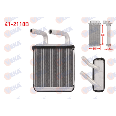 Kalorifer Radyatörü  VEKA 41-2118B