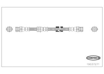 Fren Hortumu Ön Sağ veya Sol CORTECO 19037271  8J0611701D