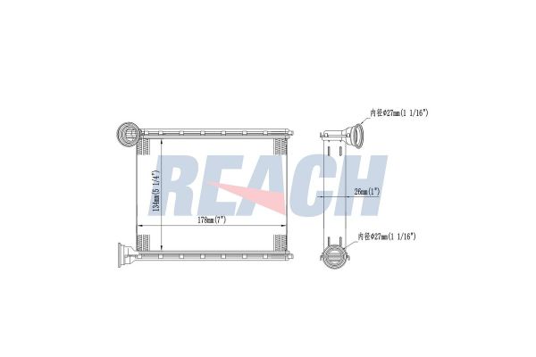 Kalorifer Radyatörü  Dacia Logan II (11.2012->)  MGA 81132