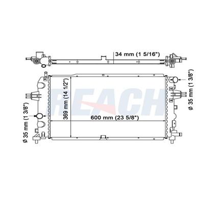 Su Radyatörü  BMW 6 Serisi Coupe (F13)(2011->)  MAHLE CR 1147 000S