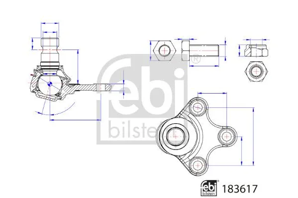 Rotil Alt Sağ veya Sol Opel Mokka (P2QO)(2020->)  PSA ORJINAL 9824626780