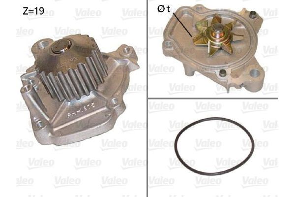 Devirdaim Su Pompası  Honda Civic 3/4 Kapı (EG/EH)(10.1991->)  VALEO 506441