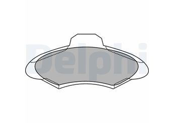 Fren Disk Balata Ön DELPHI LP1139  1015308 1048308 1048310 1121667 1130751 1130753 1133750 7017948 92AX2K021AB 94AB2K021AB 94AB2K021AC 96AB2K021AA 96FW18B552AD 97AG2K021AB 97AG2K021BA 97AX2K021AB