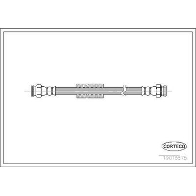Fren Hortumu Arka Sağ veya Sol CORTECO 19018675