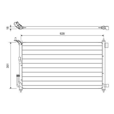 Klima Radyatörü  Nissan Micra C+C (CK12E)(06.2005->)  VALEO 817836