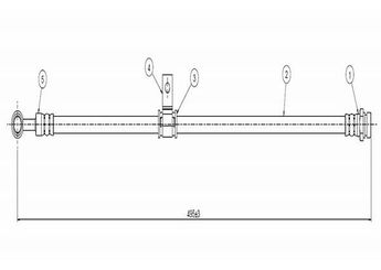 Fren Hortumu Ön Sağ veya Sol CAVO C800 132A  32049900 3296176
