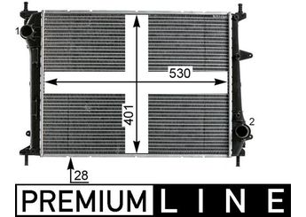 Su Radyatörü  MAHLE CR 1999 000P  214106UB0B 51867532 0000051867532 51767821